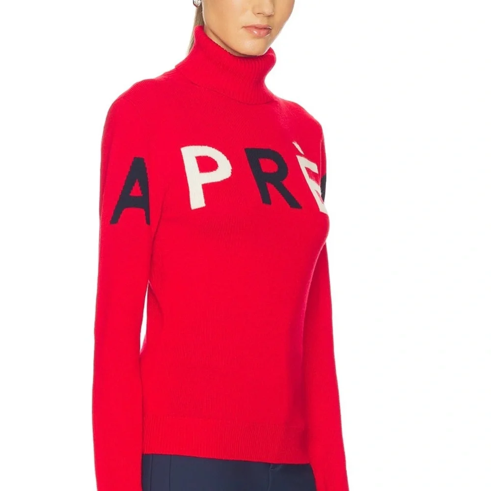 Perfect Moment Red Après Turtleneck Sweater